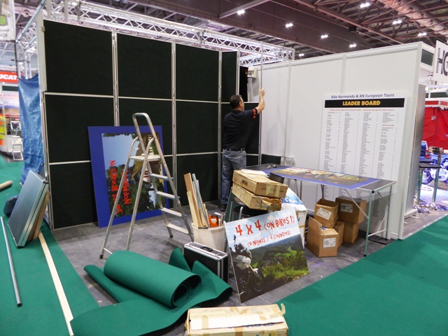 then build our stand...