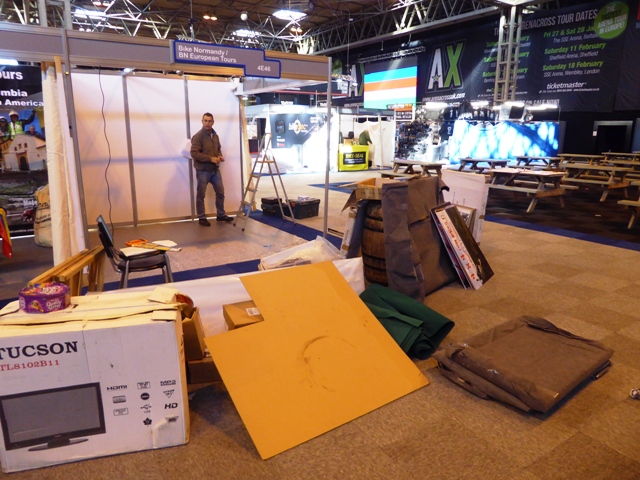At the NEC we start with an empty space...